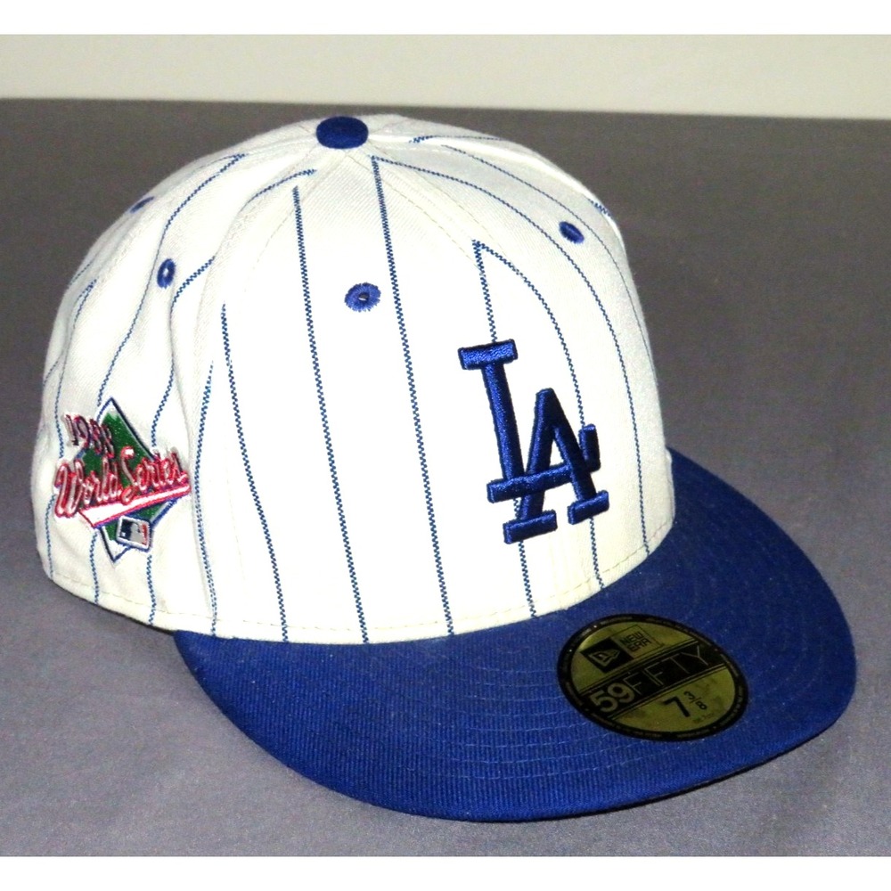 Los Angeles Dodgers 1988 World Series Patch New Era 59Fifty Fitted Hat 7 3/8